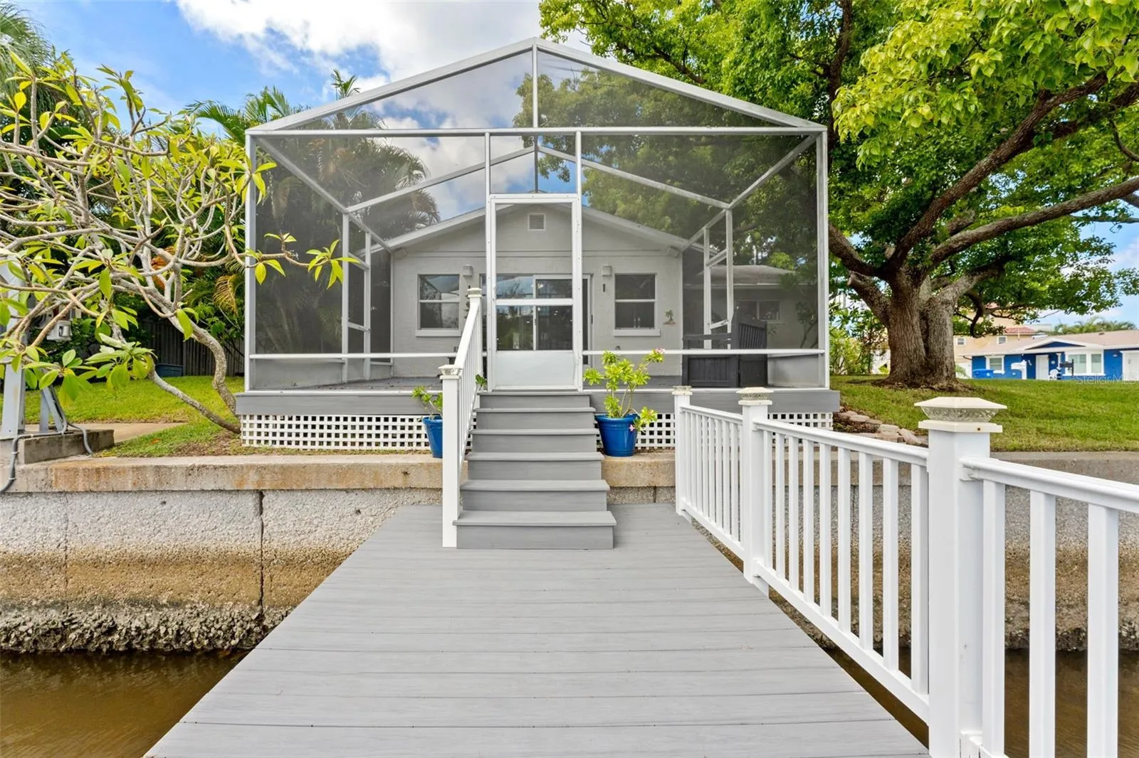 Dock and rear of home