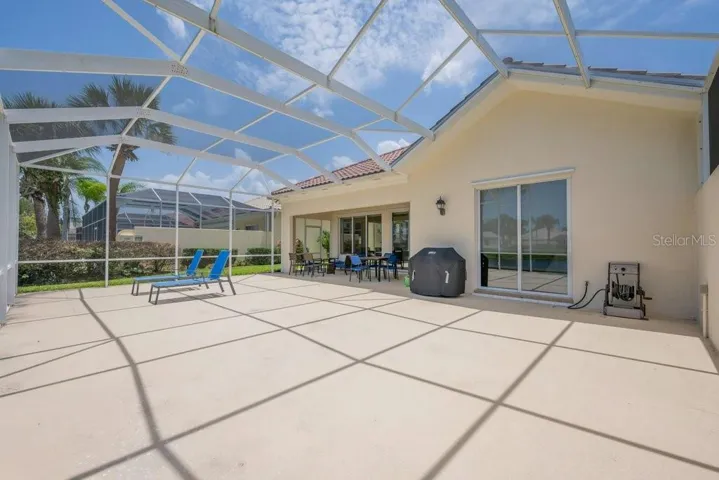 large screened lanai
