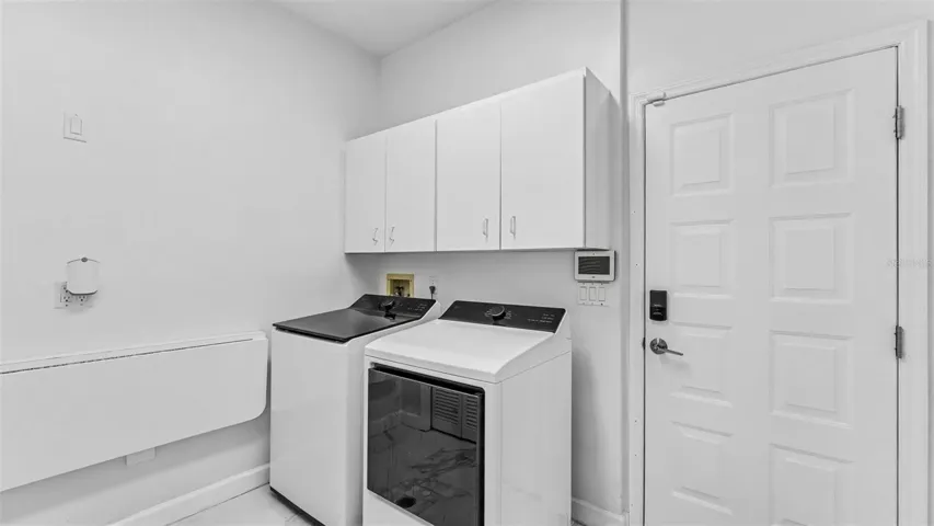 Inside Laundry Room - door leads out to garage