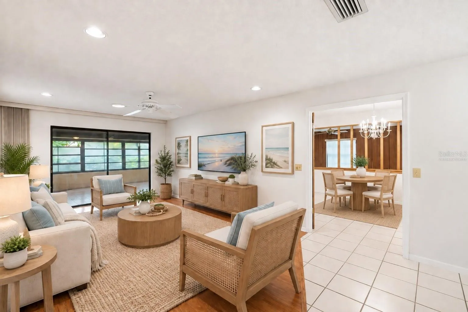 Living or Dining Room - Virtually Staged