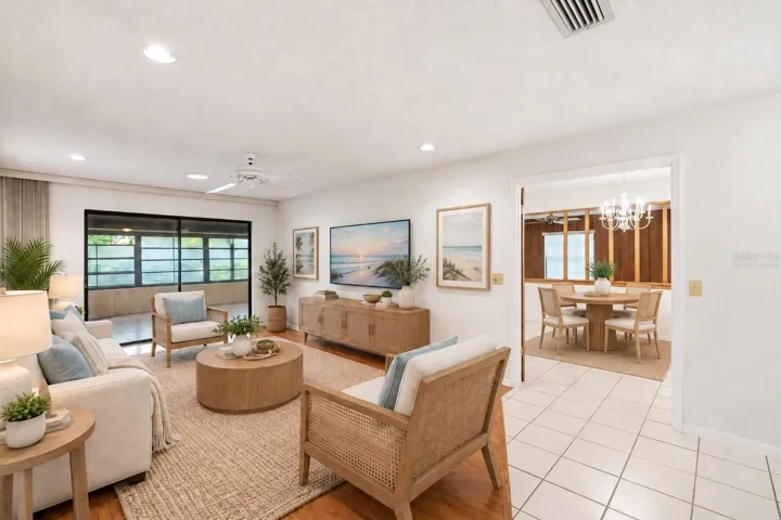 Living or Dining Room - Virtually Staged