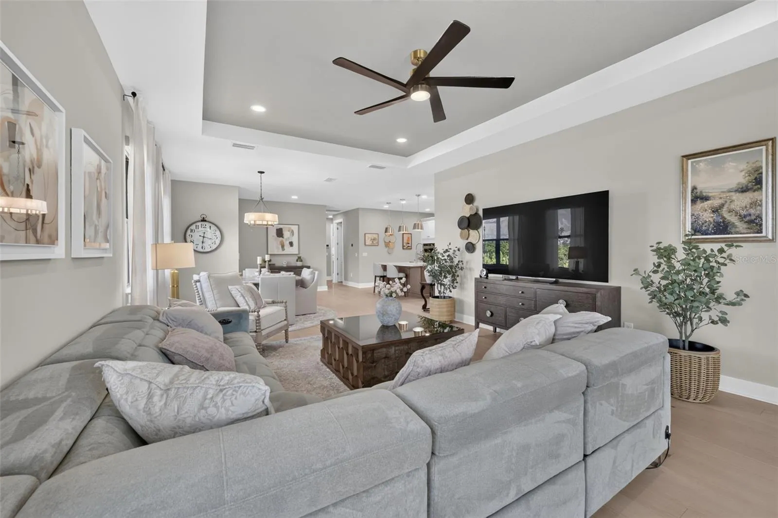 Open Concept Dining and Living Room