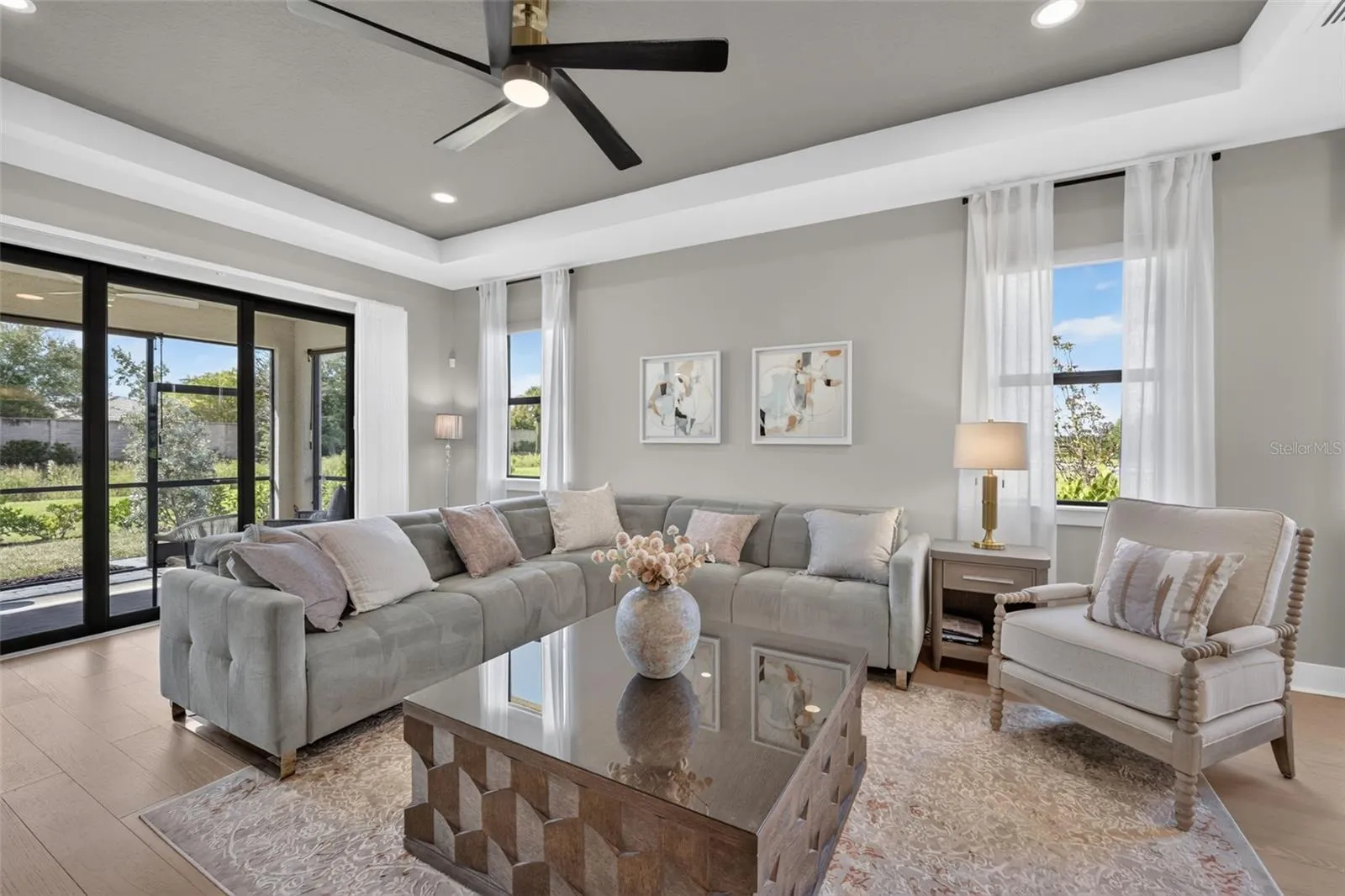 Open Concept Dining and Living Room