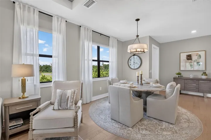 Open Concept Dining and Living Room