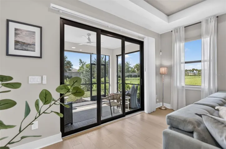 Impact Sliders to Private Lanai