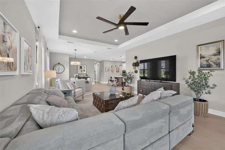 Open Concept Dining and Living Room