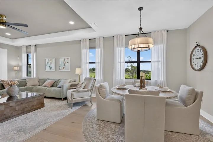 Open Concept Dining and Living Room