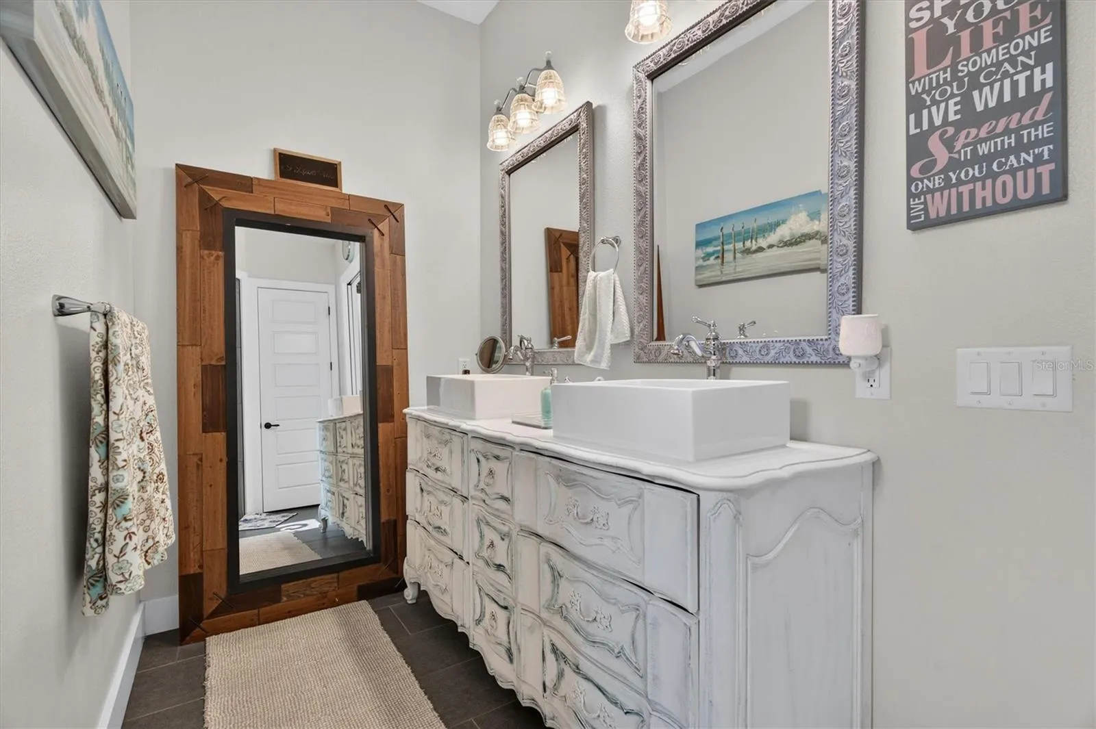 Master Bath with double vanity