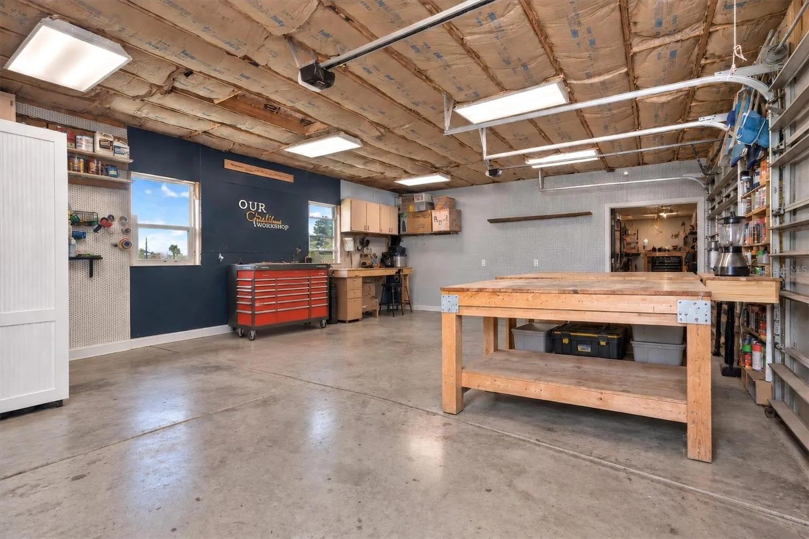 First Garage next to House
