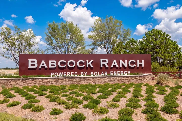 Babcock Ranch Entrance