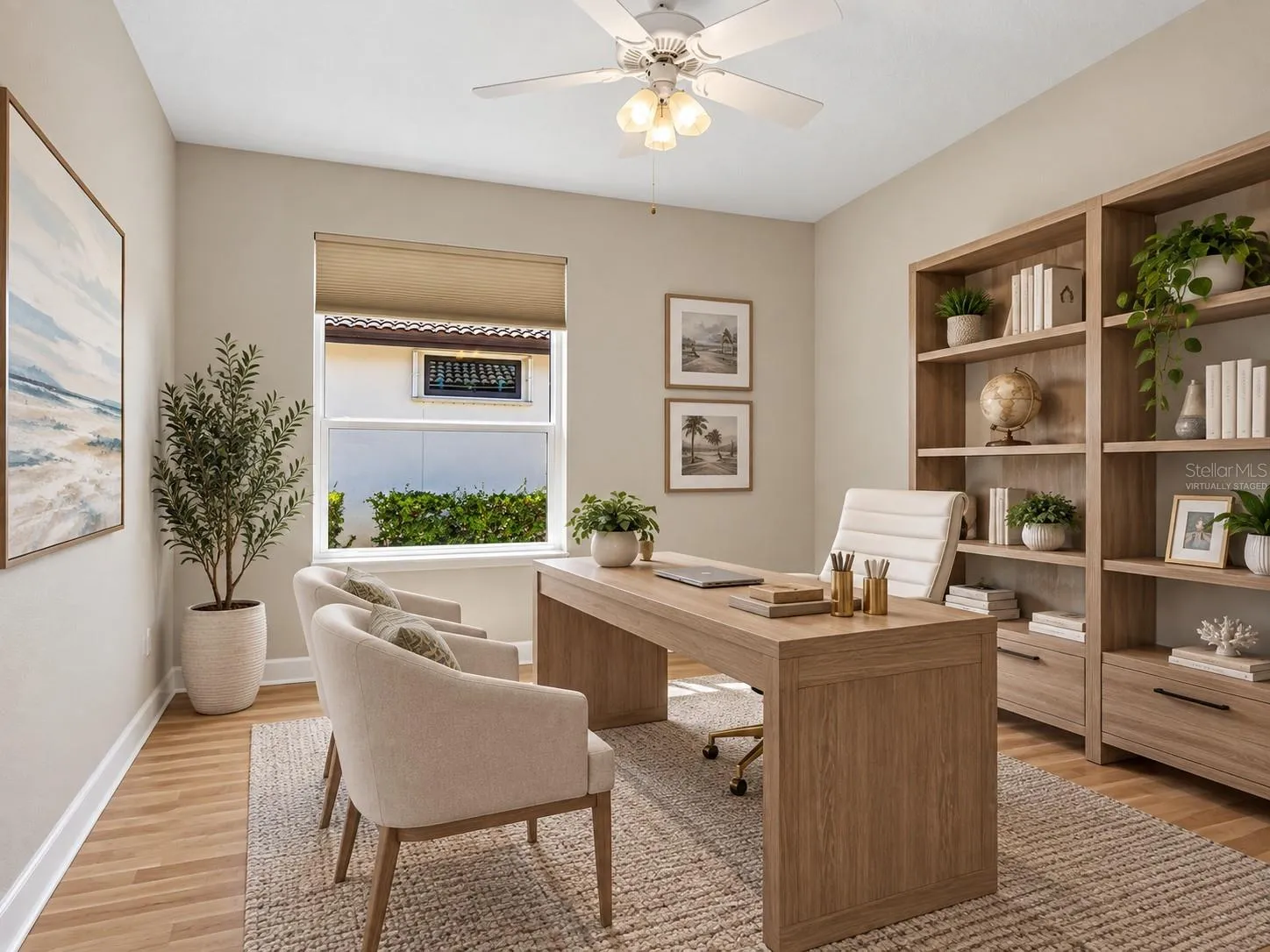 Virtually Staged Office