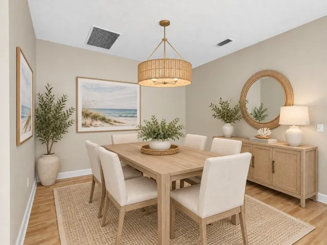 Virtually Stage Formal Dinning Room