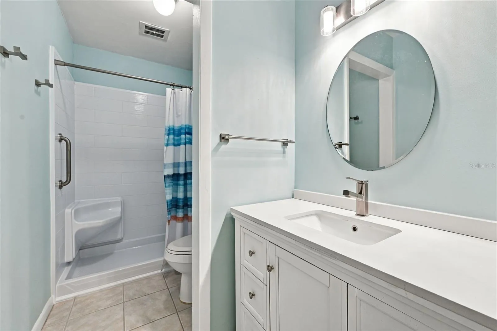 Updated Bath w/Walk-In Shower