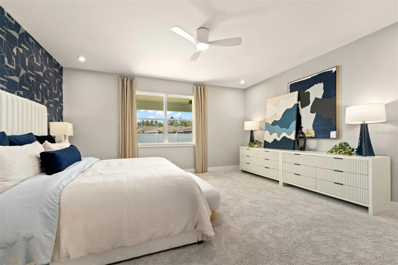 Meridian Parks Olympic Model Primary Bedroom
