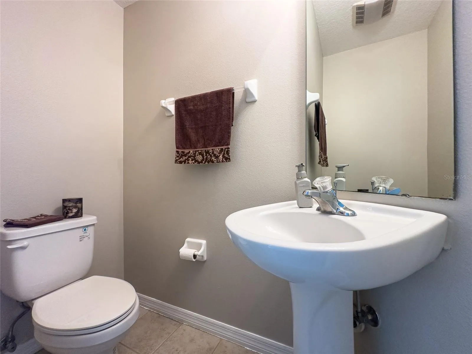 A half bathroom