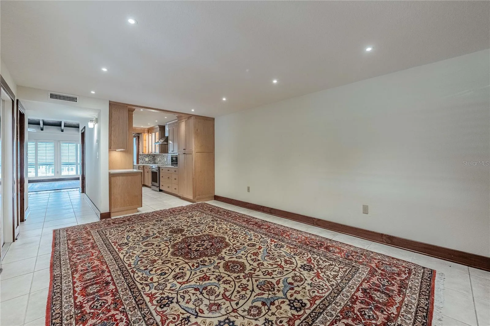 Entry way living room