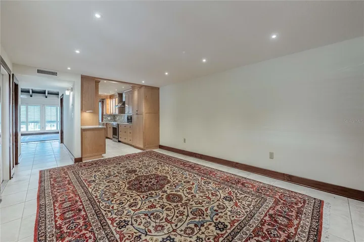 Entry way living room