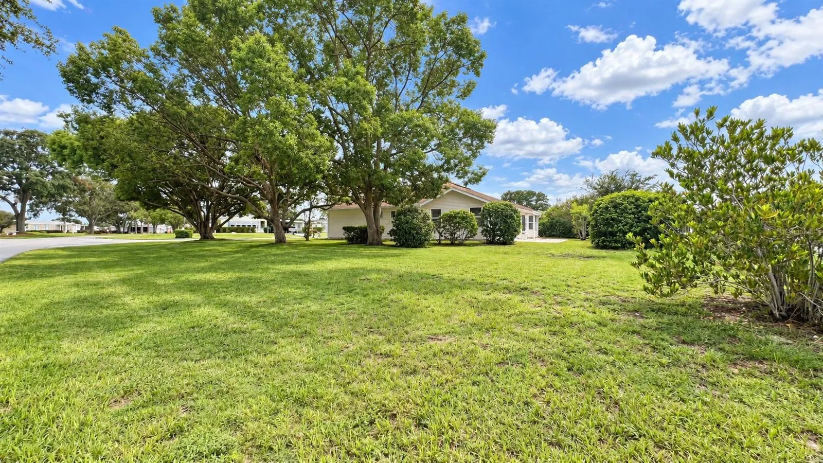 CORNER lot with large yard for more privacy.