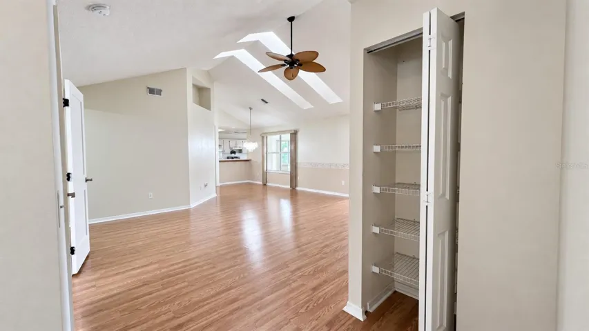 HIGH ceilings with natural light from the NEW skylights.