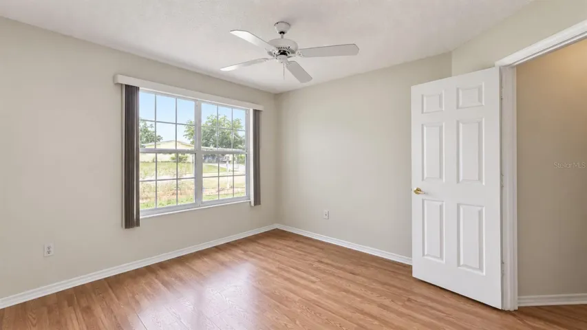 2 of 3 total bedrooms unstaged.