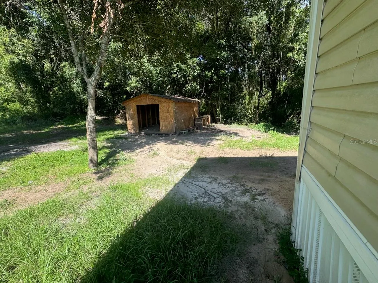 Side yard view