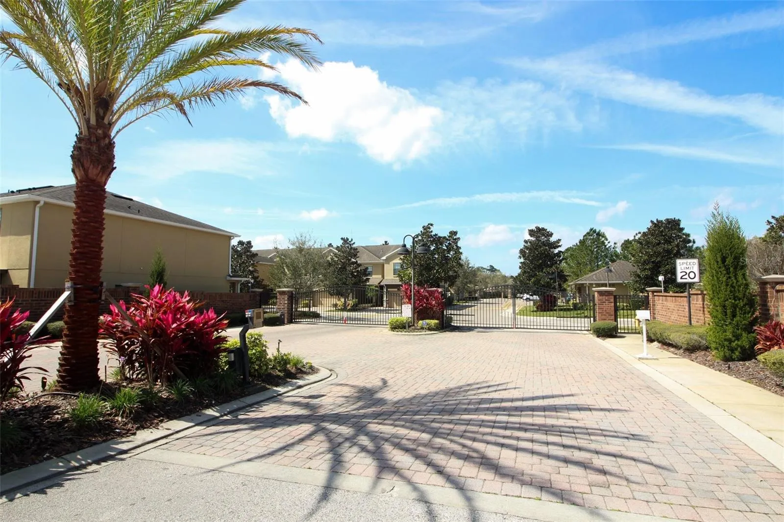 Entry  way into the subdivision