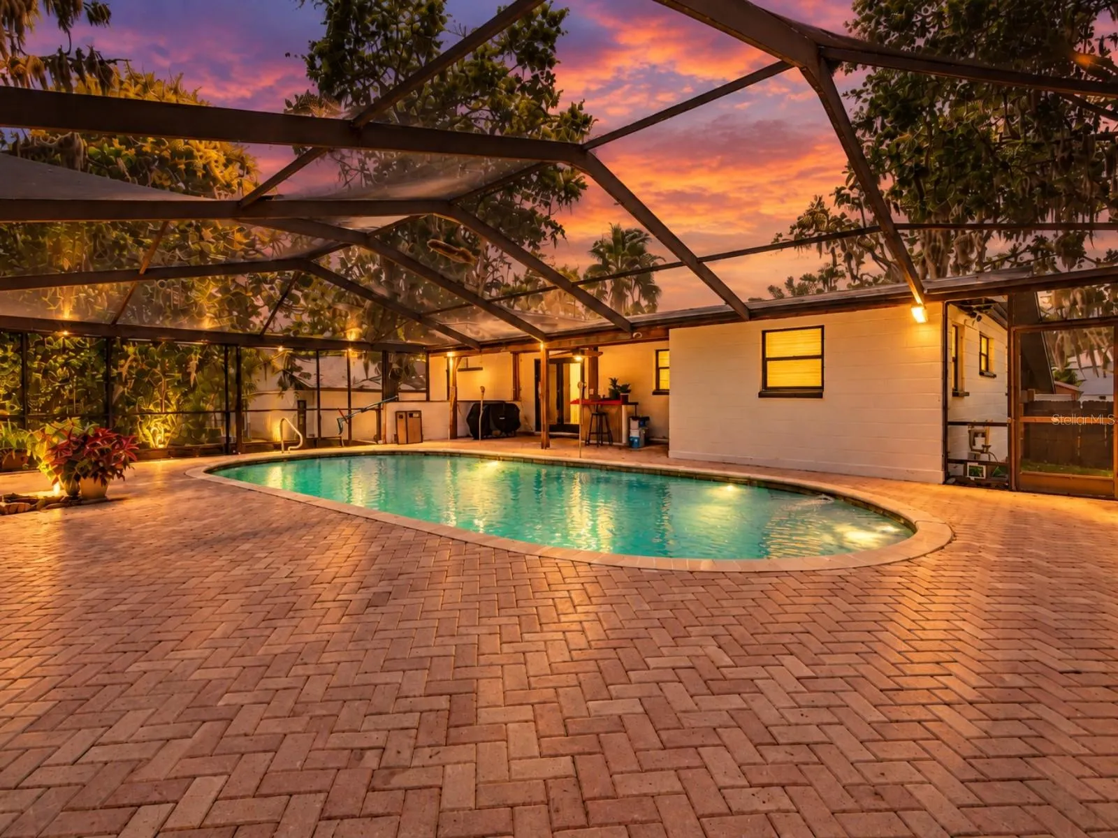 Screened Pool Overlooking Lake Alice