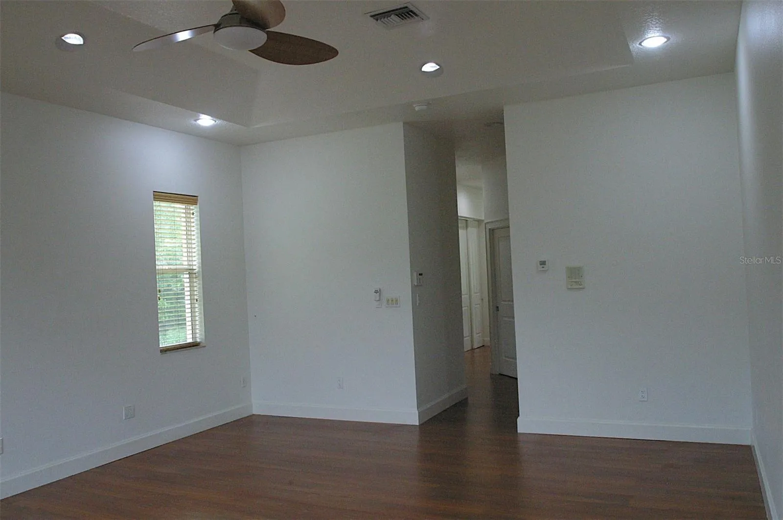 Master storage closet hallway 2'6" x 16'8" and hidden window desk area