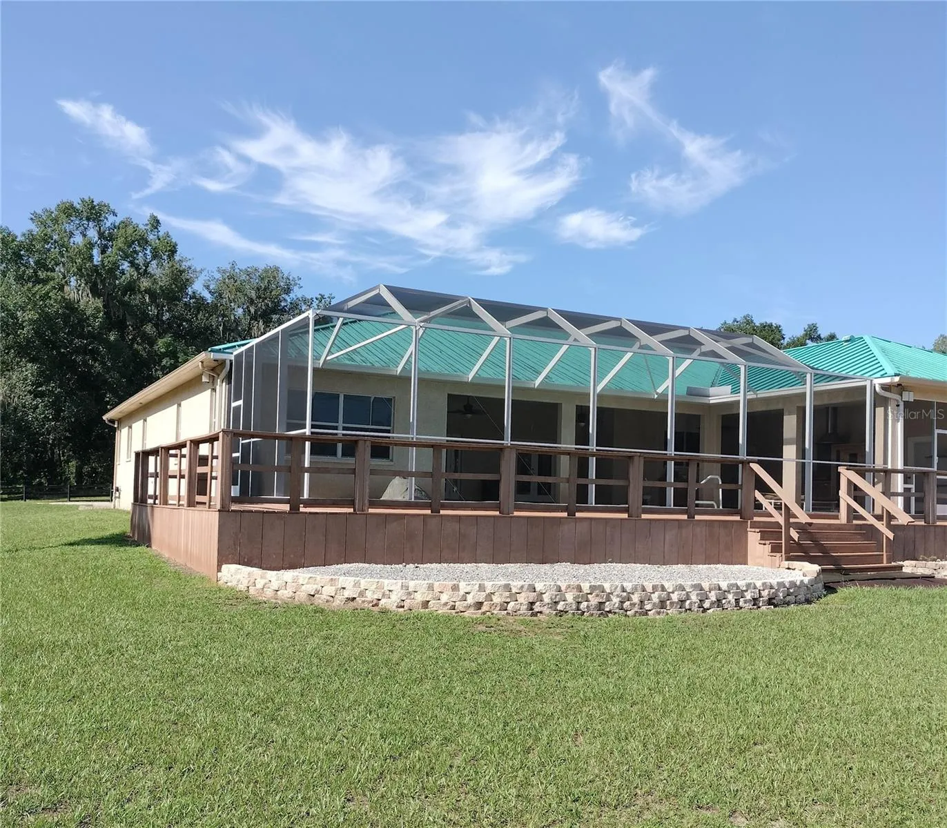 Rear Pool Side of Residence