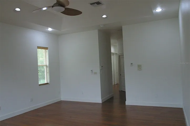 Master storage closet hallway 2'6" x 16'8" and hidden window desk area