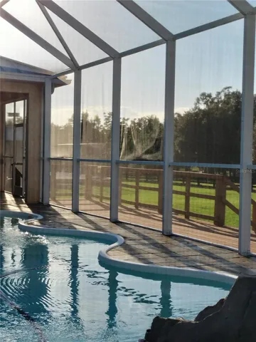 Pool and 80' wrap around decking