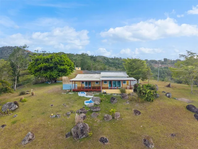 Aerial View of the Main Residence and Grounds - Cayey
