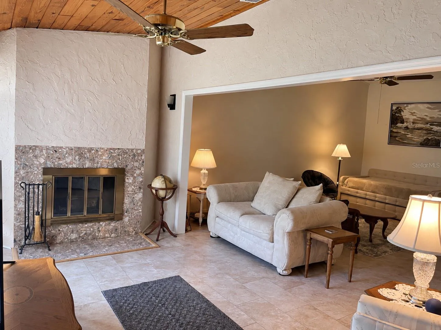 Bonus room off living room