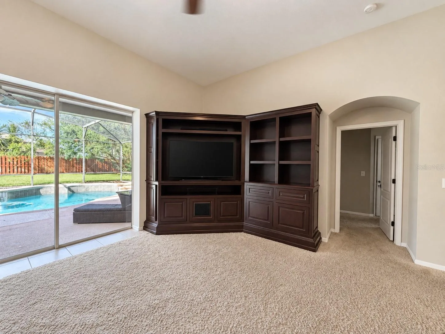 Build in entertainment center