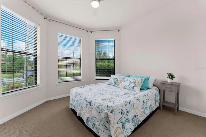 Front bedroom with turret windows