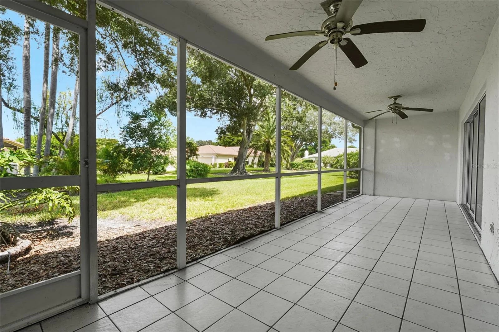 Large screened lanai