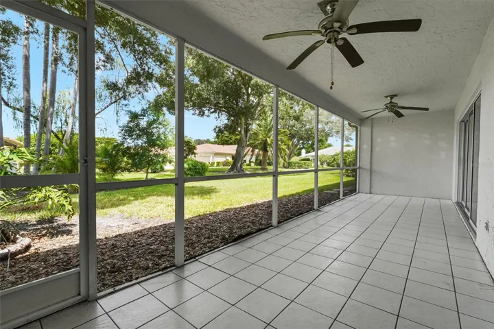 Large screened lanai