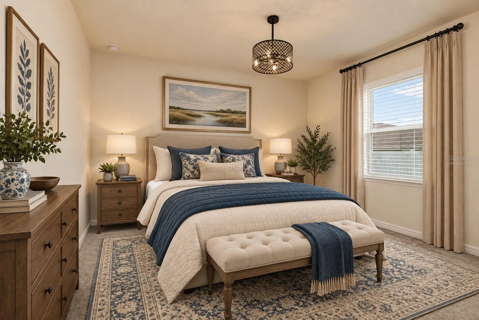 Virtually Staged Guest Suite