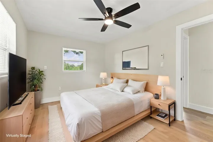 MASTER BEDROOM VIRTUALLY STAGED