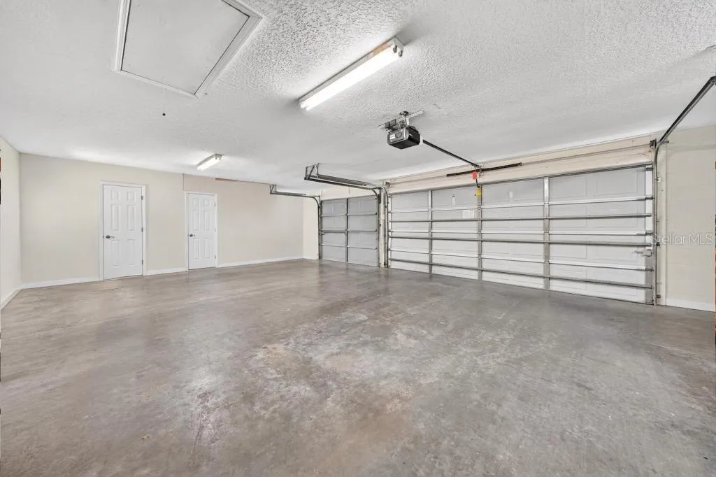 Virtually cleaned garage