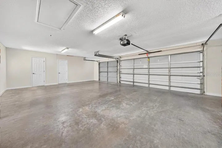 Virtually cleaned garage
