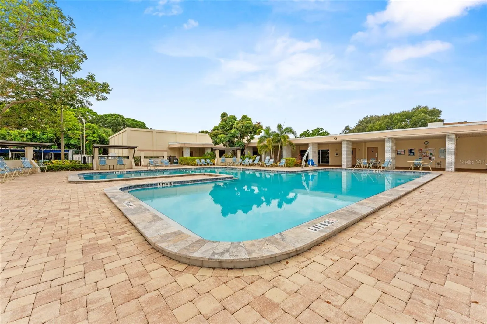 The pool at the main clubhouse.