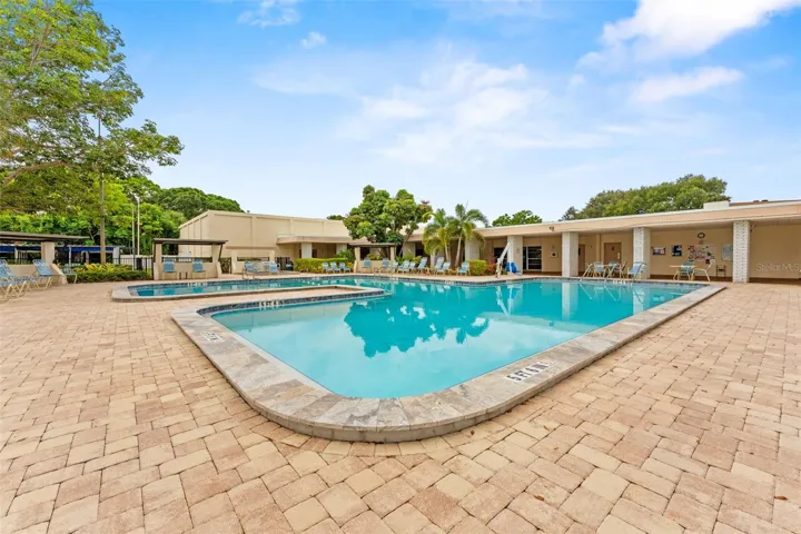 The pool at the main clubhouse.