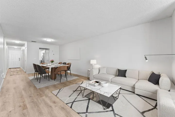 Virtually Staged Living Room