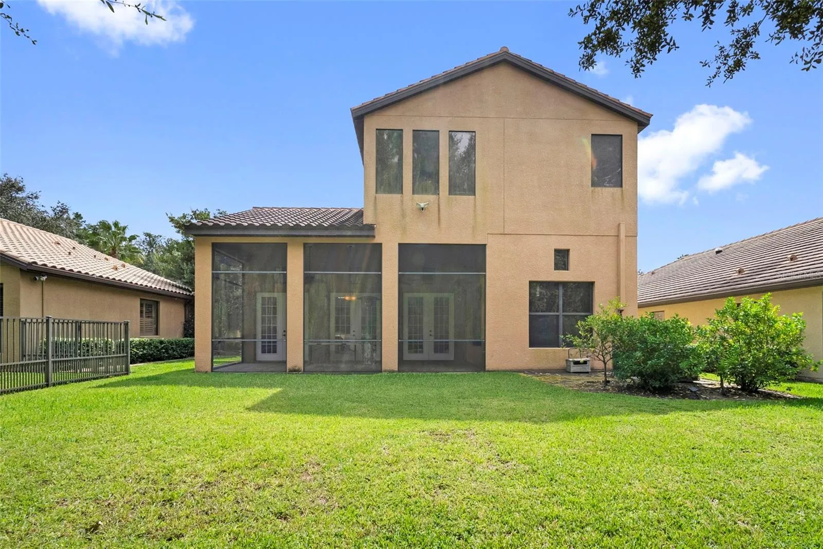 Exterior Rear- Screened/Covered Patio