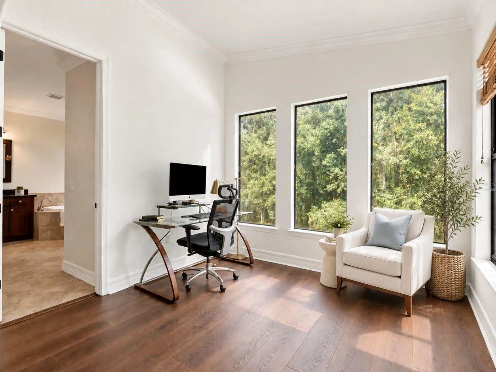 Virtually Staged-Primary Bedroom Seating Area