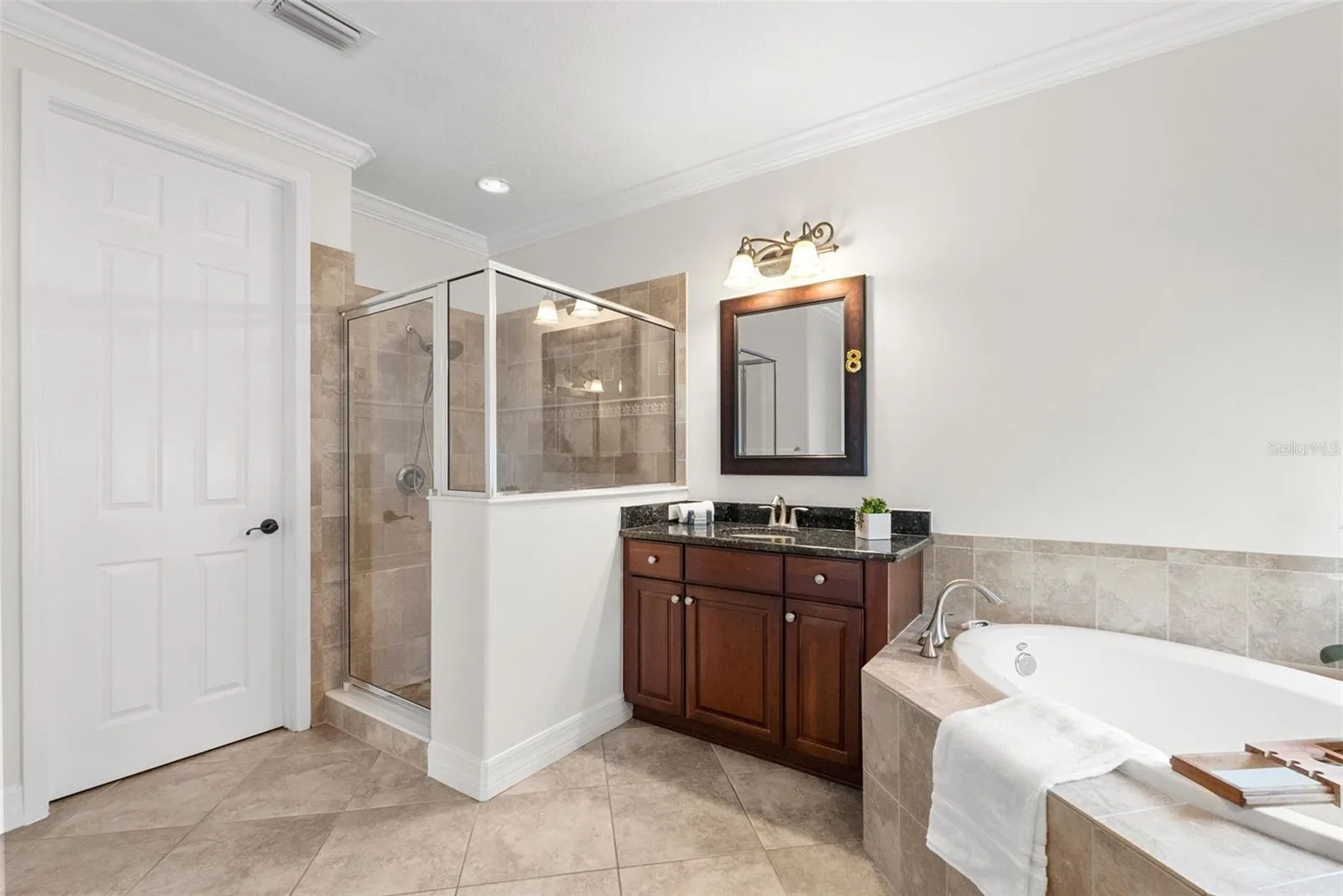 Primary En-Suite-Walk-in Glass Paneled Shower