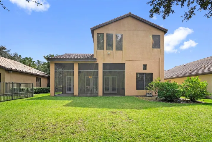 Exterior Rear- Screened/Covered Patio