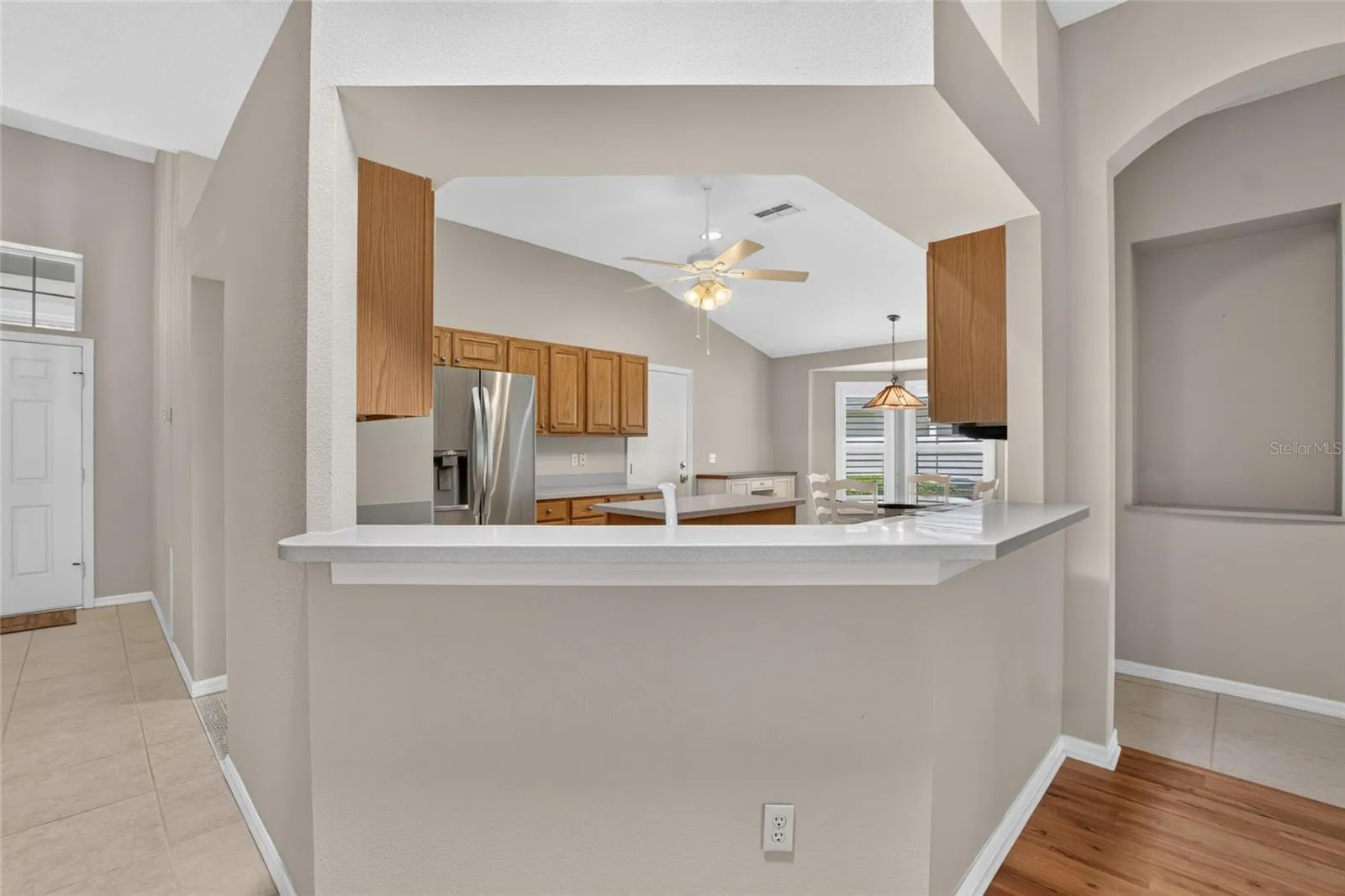 Open breakfast bar