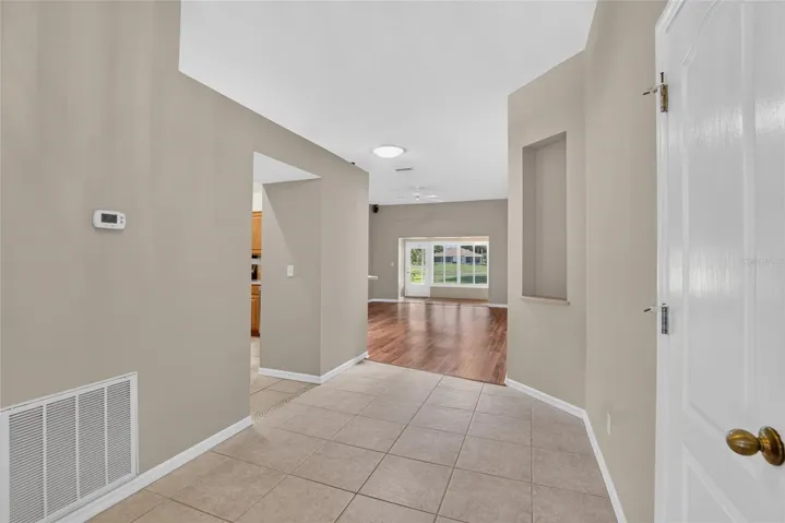 Looking towards living room; kitchen to the left